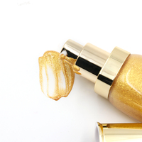 En gros, Enlumineur liquide diamant super brillant, longue tenue, végan, pour un éclat du visage, avec logo personnalisé