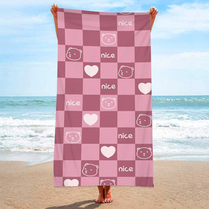 Impresión por sublimación Diseño OEM, Toalla de playa de microfibra Impresión personalizada Toallas de playa con logotipo Diseño personalizado/ - Product Image 2