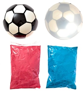 Balón de Fútbol para Revelación de Género, Polvo de Maíz Rosa y Azul, para Baby Shower, Fiesta Temática Deportiva, Anuncio de Nacimiento, Balón Explosivo - Product Image 6