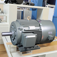 Moteur électrique asynchrone triphasé HGC haute efficacité IE1 220V AC 1500 tr/min 50Hz 1,5KW entièrement fermé avec pied de 32mm
