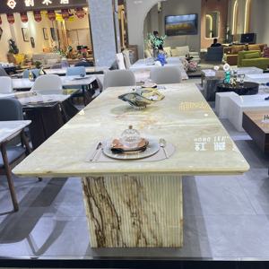 للبيع بالجملة حجر طبيعي فاخر مخصص مع أقدام حجرية رخام فاخر خفيف - Product Image 5