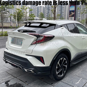 Accesorios de Fibra de Carbono y Plástico 2020, Cubierta Trasera con Alerón, 1 Pieza, Compatible con Toyota C-HR CHR 2016 2017 2018 2019 2020 - Product Image 2