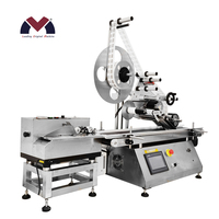 Étiqueteuse automatique de boîtes de bureau machine applicateur d'autocollants d'étiquettes à surface plane pour cartes