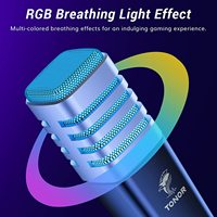 Vente chaude TonorMic Phone Mic Tonor TC30S TC30S + Kit de microphone de jeu RVB à condensateur USB avec support de bras de flèche