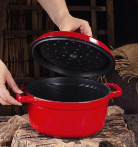 <span class=keywords><strong>Cocotte</strong></span> <span class=keywords><strong>en</strong></span> <span class=keywords><strong>fonte</strong></span> moderne de 20 cm avec revêtement émaillé - Product Image 2