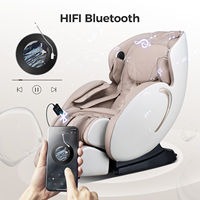 Fauteuil de massage corporel complet 3D SL Track à commande par application, avec fonction de balayage corporel, zéro gravité, chauffage, airbags, massage des pieds, OEM ODM, directement de l'usine