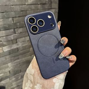 Étui compatible avec iPhone 17 Pro Max, sangle en cuir magnétique fine avec film protecteur d'objectif, coque de téléphone anti-chute à protection intégrale - Product Image 5