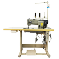 Machine à coudre à double aiguille pour cuir, machine à coudre robuste pour matériaux épais RN-4420D1