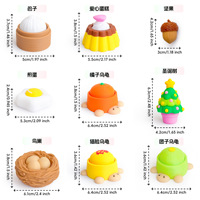 Jouet anti-stress créatif 3D multi-formes (Tortue, Œuf Frit, Boule, Sapin de Noël) avec capuchon de clavier, vente en gros et personnalisation