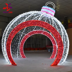 Modern Prelit Artificial Festival Large Ball Arch Modeling lights Waterproof Excellent Motif Led Light