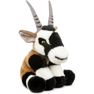 Gerçek görünüm oturan uzun boynuzları ile Oryx itin Squishy oyuncak hediye öğrenme çocuklar için 12 inç yumuşak karışık renk antilop oyuncak - Product Image 4