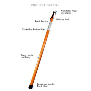 전력 프로젝트 고압 브레이크 레버 레그 바 및 텔레스코픽 핫 스틱 - Product Image 3