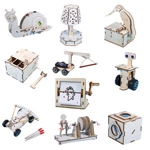 Kit d'expériences scientifiques primaires et secondaires, Modèles scientifiques de physique, Jouet escargot, Jouet DIY pour étudiants, Jouets d'ingénierie scientifique en bois et plastique - Product Image 5