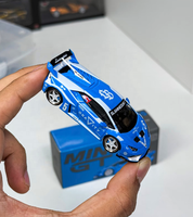 MINI GT 1:64 LBGN Huracán GT GRAVITY Modelo de Coche de Aleación de Carrocería Ancha