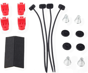 Rojo Universal 12V 10 pulgadas Ventilador Delgado Push Pull Radiador eléctrico Kit de montaje de refrigeración <span class=keywords><strong>E635</strong></span> - Product Image 6