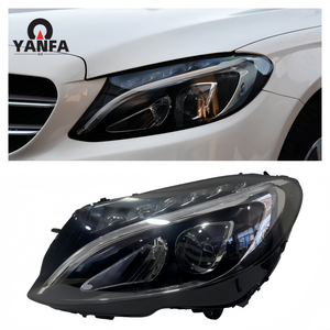 Đèn pha Mercedes Benz <span class=keywords><strong>16</strong></span>-19C class W205 C180 C200 C260 C300, đèn chạy ban ngày LED, hệ thống chiếu sáng ô tô - Product Image 6