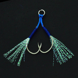 Hotsale Metal Jig Double Fishing Assist <strong>Hook</strong> 10# 22# <strong>Boat</strong> Fishing Jig Barbed <strong>Hooks</strong> with Best Price - Product Image 3