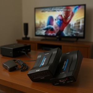 Convertisseur Scart vers HDMI 1080p 60Hz Full HD pour console de jeu, lecteur DVD, satellite - Product Image 3