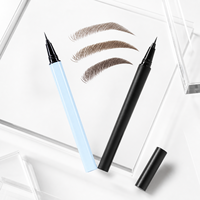 Stylo à sourcils liquide microblading 4 pointes, tendance 2026, imperméable, teinté, végétalien, anti-bavures, pour des traits naturels effet poil à poil, maquillage quotidien