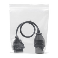 OEM ODM-conector de 38 pines para coche, cable OBD2, color negro