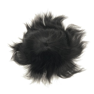 Mono de encaje <span class=keywords><strong>coreano</strong></span> para hombres, tupé, <span class=keywords><strong>cabello</strong></span> humano al por mayor, 4 ojos, au Q6 - Product Image 4