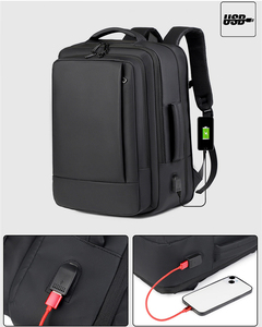 Zaino da viaggio con Logo personalizzato con taccuino USB da uomo zaino per studenti sportivi per il tempo libero zaino per Laptop - Product Image 4