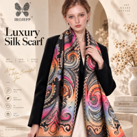 Châle Paisley Aérien pour Femme, Écharpe Légère et Brillante Tissée, Idéal pour l'Hiver, les Soirées, le Bureau, les Tenues Quotidiennes, Vente en Gros, Cadeau