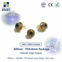 Diode laser violette SHARP GH0401FA2K 405nm 150mW TO-5.6mm monomode LD pour machine de fabrication de plaques LDI pour exposition de circuits imprimés médicaux