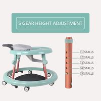 2023 haute qualité nouveau Design pliable et réglable musique trotteur poussette pour bébé de 7 à 14 mois d'utilisation