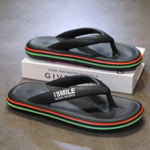Smile Make-Shoes White EVA <b>Slides</b> Open Toe Anti-Slippery Summer Fashion Flip Flops - Product Image 6