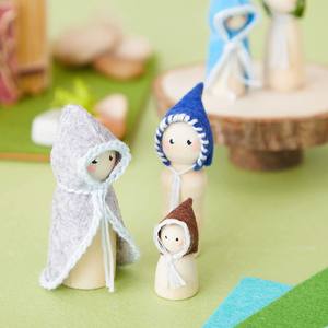 Tissu en feutre non tissé écologique pour projets d'artisanat en maternelle, couture, décorations de fête, coloré - Product Image 2