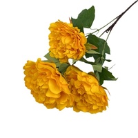 Betterlove Guirlande de fleurs artificielles en soie orange clair de 77 cm pour mariage, décoration murale de fond de plafond et photographie