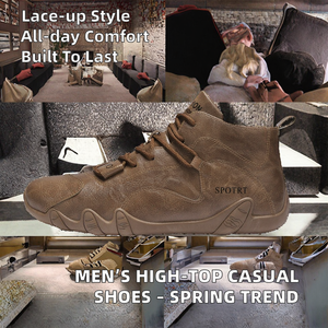 Soldes Exceptionnelles 2026 : Nouvelles Chaussures Décontractées Respirantes et Souples, Montantes et Plates, Tendance Mode Homme, Polyvalentes avec Doublure en Maille et Lacets, Chaussures Chunky - Product Image 2