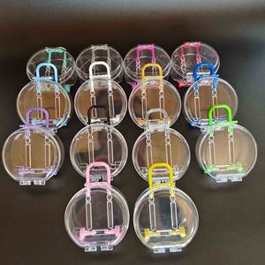 Caja de Plástico Redonda Portátil Personalizada, Mini Caja de Dulces, Estuche de Almacenamiento de Joyas, Decoración de Escritorio para Recuerdos de Boda, Regalos Promocionales - Product Image 2