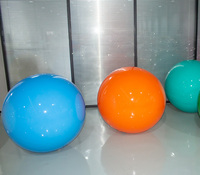 Ballon gonflable géant en PVC Double couche Promotion Personnalisé Suspendu pour l'extérieur avec lumières LED pour la décoration de fête Publicité
