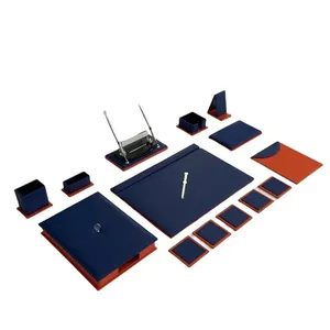 Ensemble <span class=keywords><strong>de</strong></span> <span class=keywords><strong>bureau</strong></span> personnalisé <span class=keywords><strong>en</strong></span> <span class=keywords><strong>cuir</strong></span> PU élégant promotionnel avec sous-main Ensemble <span class=keywords><strong>de</strong></span> cadeaux d'affaires <span class=keywords><strong>de</strong></span> qualité supérieure - Product Image 4