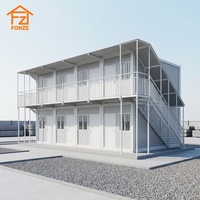 Maison conteneur démontable, maison temporaire portable, bâtiment modulaire préfabriqué, assemblage facile, logement d'urgence en cas de catastrophe