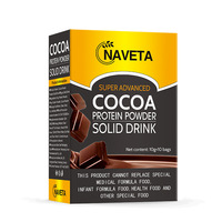 Poudre de protéines de cacao cru de la marque WANFU, 100% pure, faible en gras, paquet de 100g, valeur nutritionnelle élevée, durée de conservation de 18 mois