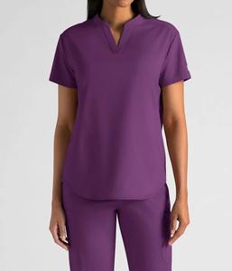 ملابس طبية نسائية مضادة للتجاعيد، مصنوعة من مواد ناعمة ومرنة، طقم سكراب لموظفي عيادات الأسنان - Product Image 2