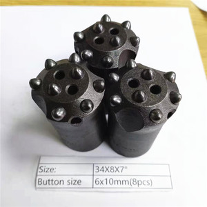 ZZJG Chine Fournisseur Mining Tips 34mm Button Bit Drill Mining Taper Button Rock Drill Bit 34mm - Product Image 6