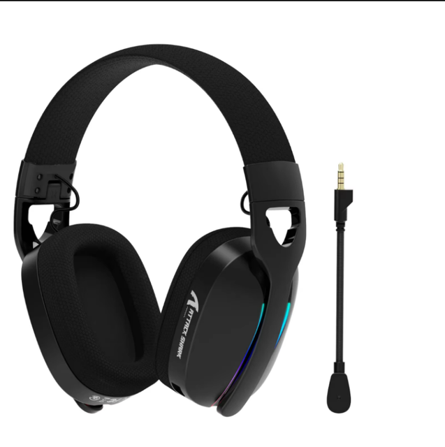 2.4G Wireless Gaming Headphone for 5.4 Low Latency Over-Ear Dynamic Driver Multi-Platform Compatibility TV/PC/PS4/Mobile