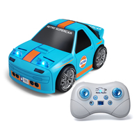 Mini voiture RC 2.4G avec mode de suivi intelligent, mode d'évasion, retournement à une touche, lumière LED, son, portée de 50 m, haute vitesse, mini voiture RC portable pour drift