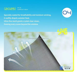 Moustiquaire FRS la plus vendue en PP, maille plate <span class=keywords><strong>anti</strong></span>-insectes, <span class=keywords><strong>anti</strong></span>-poussière, écran de fenêtre en PP pour portes - Product Image 6