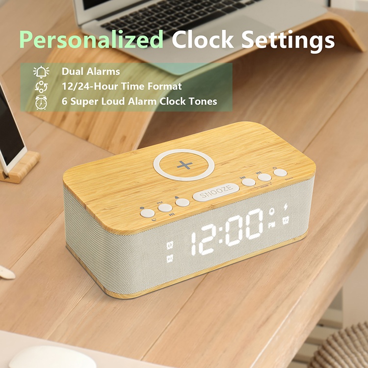 censhi wireless charger bluetooth speaker