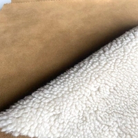 Haute qualité 100% polyester doux Sherpa daim tricoté tissu coupe-vent antistatique matériel pour vêtements confortables pour gilets