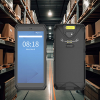 Terminal de données mobile PDA IP67 5000 mAh Android 13 avec scanner de codes QR, processeur 8 cœurs 2,2 GHz, 4+64 Go, écran Full HD 5,5 pouces