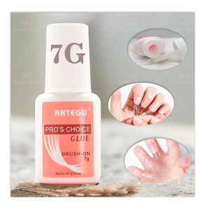 <span class=keywords><strong>Colle</strong></span> à <span class=keywords><strong>Ongles</strong></span> Rose 7g avec Pinceau Force Salon Séchage Rapide 10s pour <span class=keywords><strong>Ongles</strong></span> Acryliques Formule Anti-Jaunissement Adhésif Professionnel pour Extensions - Product Image 2