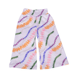 Wholesale 230g Cotton New Boutique Long Leg <b>Flared</b> Printing Baby <b>Girl</b> Bell Pant Ruffle Hem Casual Cow Print Kids Pants - Product Image 1
