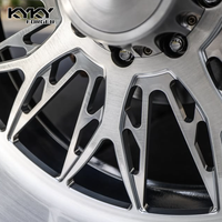 Jantes forgées sur mesure finition brossée 22x12 24x14 24x16 26x16 26x14 Super Jantes Simples pour Silverado 2500 HD F250 Sierra 2500HD