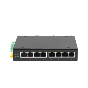 Commutateur réseau Ethernet Gigabit industriel GIANTECH GT-G0008 à 8 ports, capacité 12G, alimentation double directe, non géré, VLAN, robuste - Product Image 3